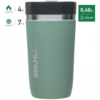 Термостакан STANLEY CERAMIVAC 0,48L 10-03110-010 серо-голубой